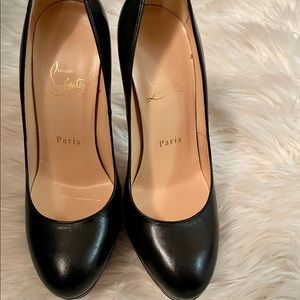 Black Christian Louboutin pumps